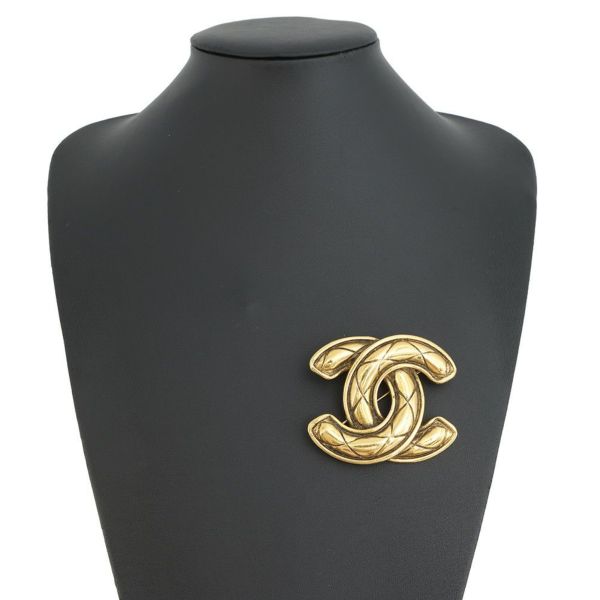 シャネル ブローチ ココマーク マトラッセ CHANEL アクセサリー