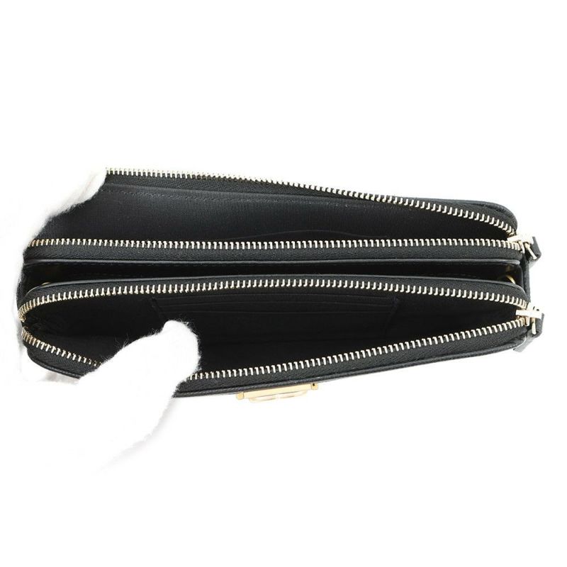 シャネル チェーンウォレット ボーイシャネル ココマーク キャビアスキン A84069 CHANEL 財布 ブラック 黒 安