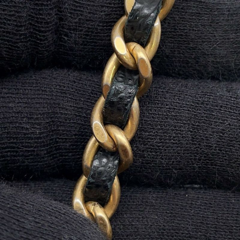シャネル チェーンウォレット ボーイシャネル ココマーク キャビアスキン A84069 CHANEL 財布 ブラック 黒 安