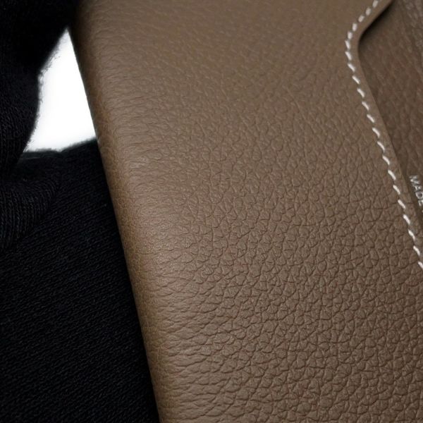 エルメス カードケース RMS エトゥープ/シルバー金具 エバーカラー K刻印 HERMES 名刺入れ