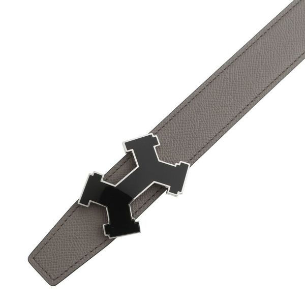 エルメス べルト ストリート Hベルト エタン/グリスペール/シルバー金具 エプソン C刻印 サイズ95 メンズ