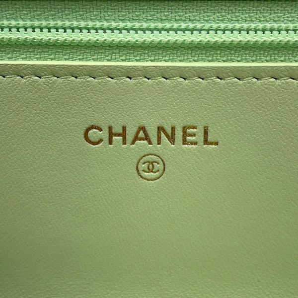 シャネル チェーンウォレット ココマーク マトラッセ シャネル19 キルティング ラムスキン AP0957 CHANEL 財布