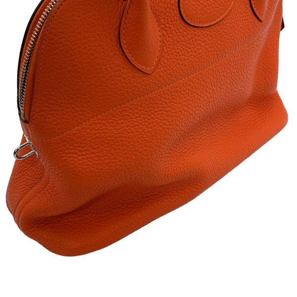 エルメス ハンドバッグ ボリード31 オレンジポピー/シルバー金具 トリヨンクレマンス T刻印 2wayショルダー