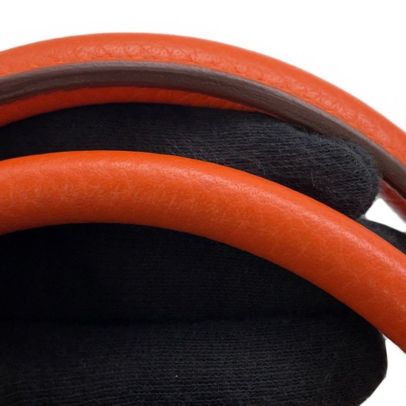 エルメス ハンドバッグ ボリード31 オレンジポピー/シルバー金具 トリヨンクレマンス T刻印 2wayショルダー