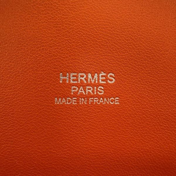 エルメス ハンドバッグ ボリード31 オレンジポピー/シルバー金具 トリヨンクレマンス T刻印 2wayショルダー