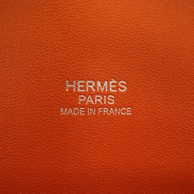 エルメス ハンドバッグ ボリード31 オレンジポピー/シルバー金具 トリヨンクレマンス T刻印 2wayショルダー