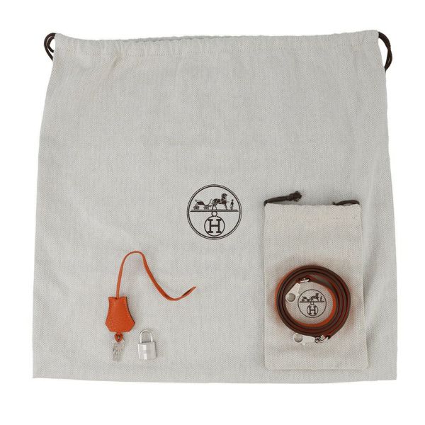 エルメス ハンドバッグ ボリード31 オレンジポピー/シルバー金具 トリヨンクレマンス T刻印 2wayショルダー