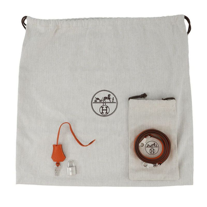 エルメス ハンドバッグ ボリード31 オレンジポピー/シルバー金具 トリヨンクレマンス T刻印 2wayショルダー