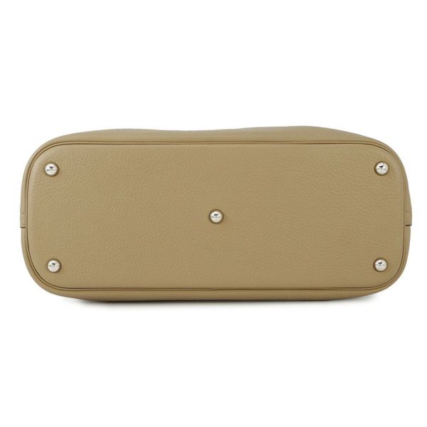 エルメス ハンドバッグ ボリード35 プシエール/シルバー金具 トリヨンクレマンス □L刻印 2wayショルダー