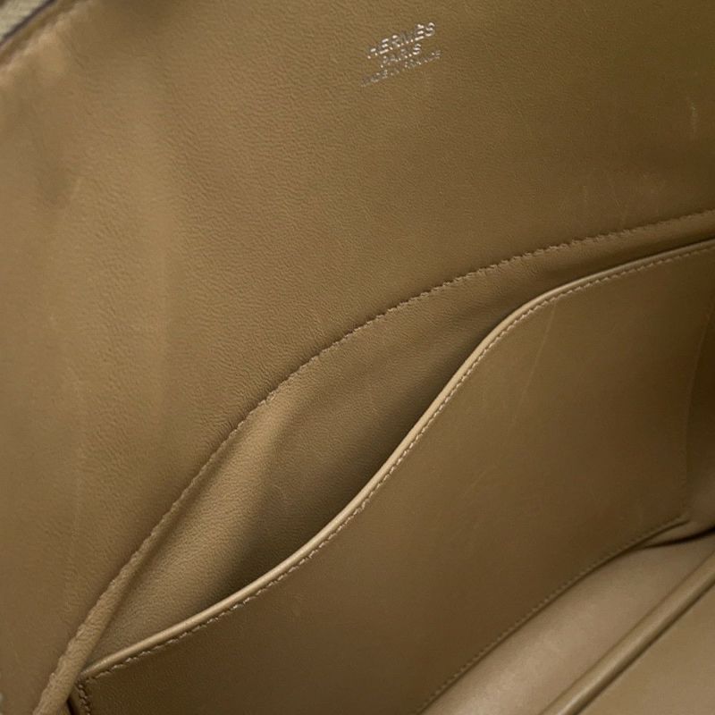 エルメス ハンドバッグ ボリード35 プシエール/シルバー金具 トリヨンクレマンス □L刻印 2wayショルダー