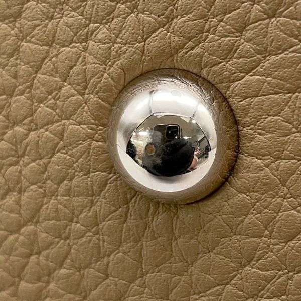 エルメス ハンドバッグ ボリード35 プシエール/シルバー金具 トリヨンクレマンス □L刻印 2wayショルダー