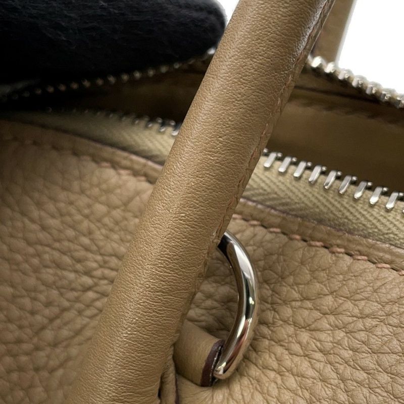 エルメス ハンドバッグ ボリード35 プシエール/シルバー金具 トリヨンクレマンス □L刻印 2wayショルダー