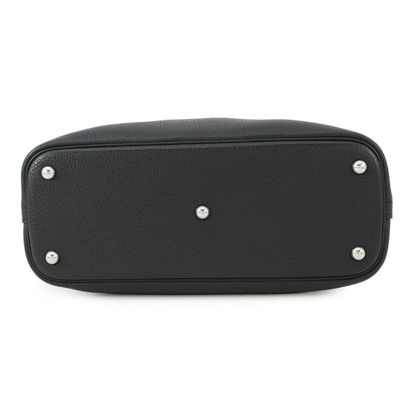 エルメス ハンドバッグ ボリード31 ブラック/シルバー金具 トリヨンクレマンス D刻印 2wayショルダー 黒