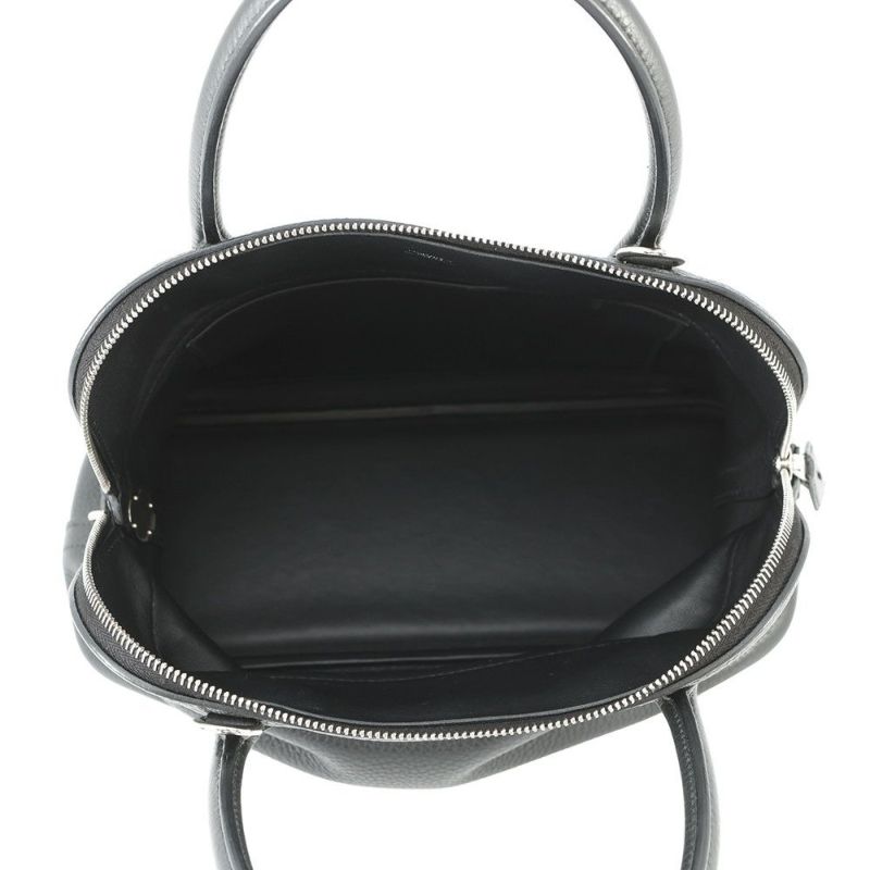 エルメス ハンドバッグ ボリード31 ブラック/シルバー金具 トリヨンクレマンス D刻印 2wayショルダー 黒