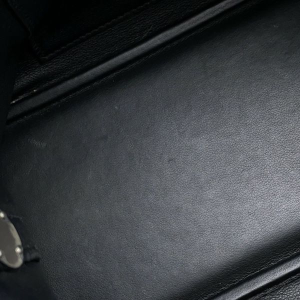エルメス ハンドバッグ ボリード31 ブラック/シルバー金具 トリヨンクレマンス D刻印 2wayショルダー 黒