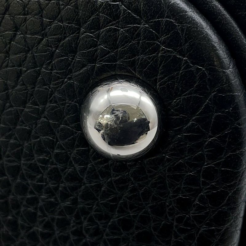 エルメス ハンドバッグ ボリード31 ブラック/シルバー金具 トリヨンクレマンス D刻印 2wayショルダー 黒