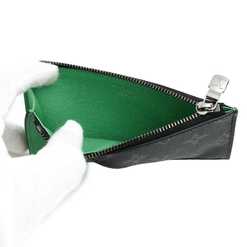 ルイヴィトン コインケース モノグラム・エクリプス コインカード・ホルダー M25844 フラグメントケース ブラック 黒 日本限定