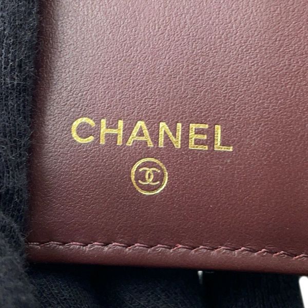 シャネル 三つ折り財布 マトラッセ ココマーク クラシック スモール フラップ ウォレット AP0230 CHANEL 黒