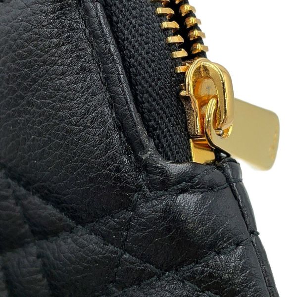 クリスチャン・ディオール コインケース カナージュ Caro Lavender ウォレット カーフレザー S5177UWHC_M900 財布 黒