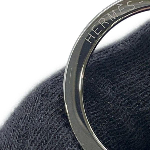 エルメス キーホルダー カルメン ブルータイ/シルバー金具 ラムスキン K刻印