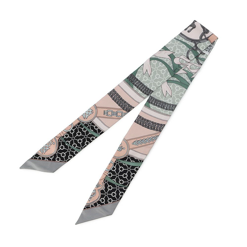 エルメス スカーフ ツイリー 朝の散歩 La Promenade du Matin HERMES シルクツイル 2017年春夏