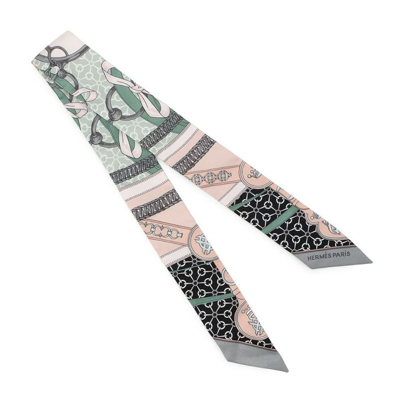 エルメス スカーフ ツイリー 朝の散歩 La Promenade du Matin HERMES シルクツイル 2017年春夏