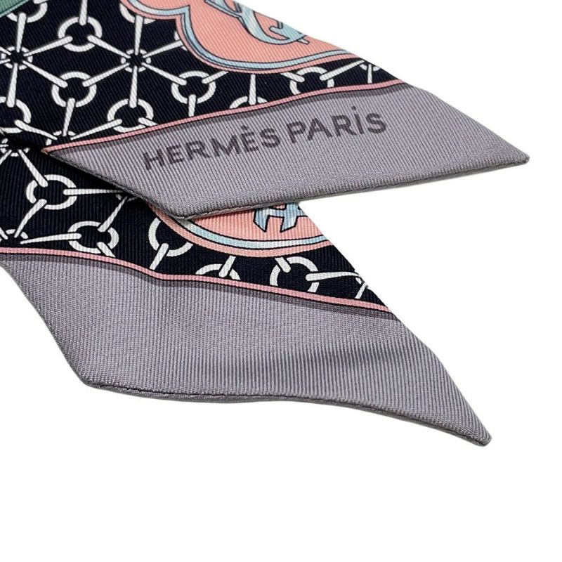 エルメス スカーフ ツイリー 朝の散歩 La Promenade du Matin HERMES シルクツイル 2017年春夏