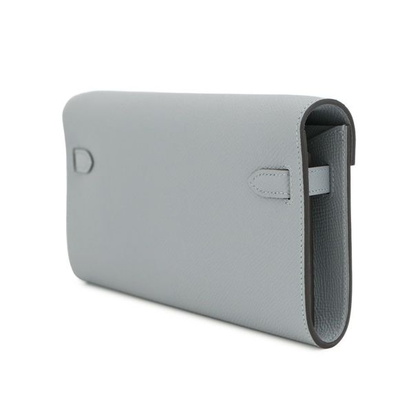 エルメス ケリーウォレット ロング トゥーゴー グリパンタン/ゴールド金具 エプソン K刻印 財布