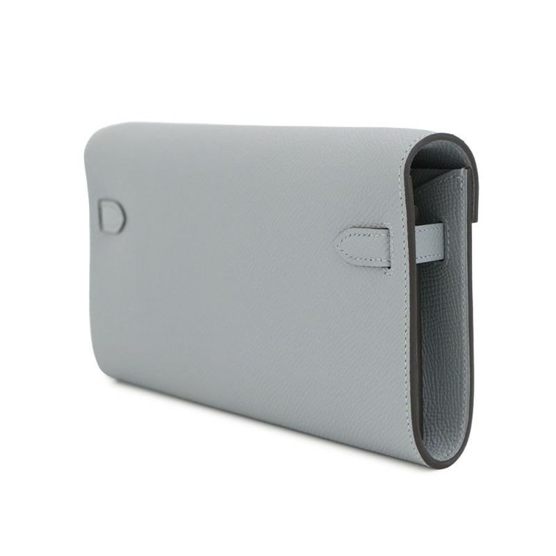 エルメス ケリーウォレット ロング トゥーゴー グリパンタン/ゴールド金具 エプソン K刻印 財布