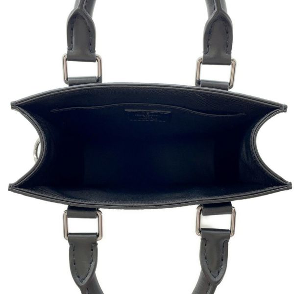 ルイヴィトン ハンドバッグ モノグラム・エクリプス サックプラ MINI M46453 ヴィトン バッグ 2way ショルダーバッグ ブラック 黒