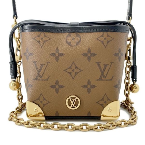 ルイヴィトン ショルダーバッグ モノグラム・リバース ノエ パース・LV チャーム M82885 LOUIS VUITTON ヴィトン バッグ 2way