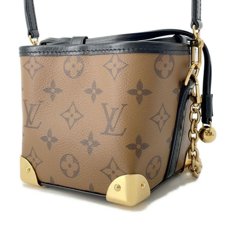 ルイヴィトン ショルダーバッグ モノグラム・リバース ノエ パース・LV チャーム M82885 LOUIS VUITTON ヴィトン バッグ 2way