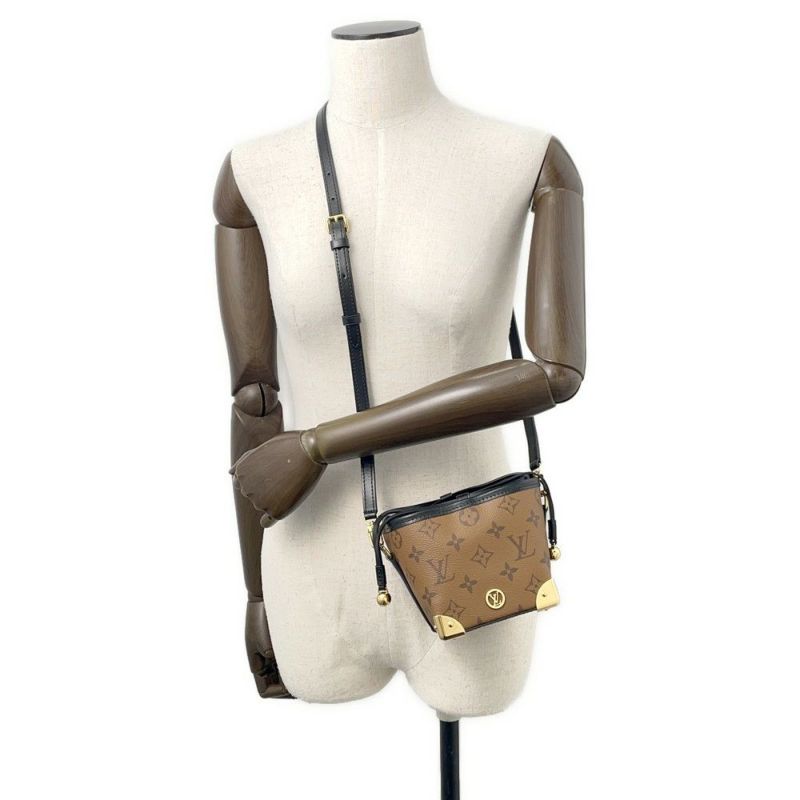 ルイヴィトン ショルダーバッグ モノグラム・リバース ノエ パース・LV チャーム M82885 LOUIS VUITTON ヴィトン バッグ 2way