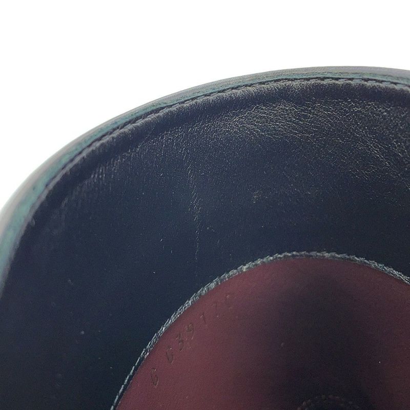 シャネル ショートブーツ ココマーク チェーン レザー レディースサイズ36 1/2C G39170 CHANEL 靴 黒