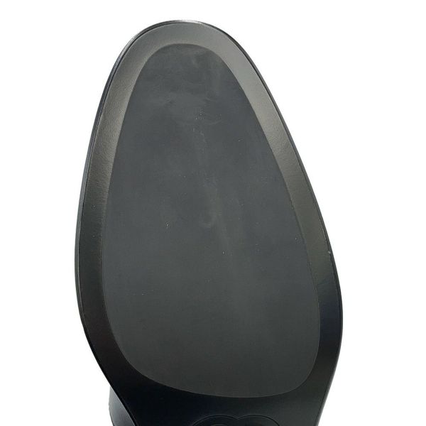 シャネル ショートブーツ ココマーク チェーン レザー レディースサイズ36 1/2C G39170 CHANEL 靴 黒