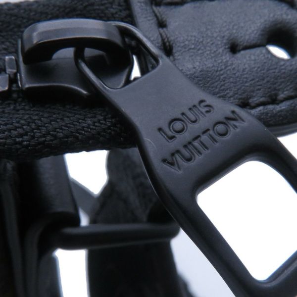 ルイヴィトン ショルダーバッグ モノグラム/LVラバー クルーザー・メッセンジャー M57966 LOUIS VUITTON メンズ 黒 ブラック