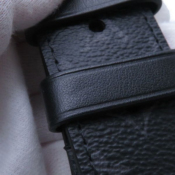 ルイヴィトン ショルダーバッグ モノグラム/LVラバー クルーザー・メッセンジャー M57966 LOUIS VUITTON メンズ 黒 ブラック