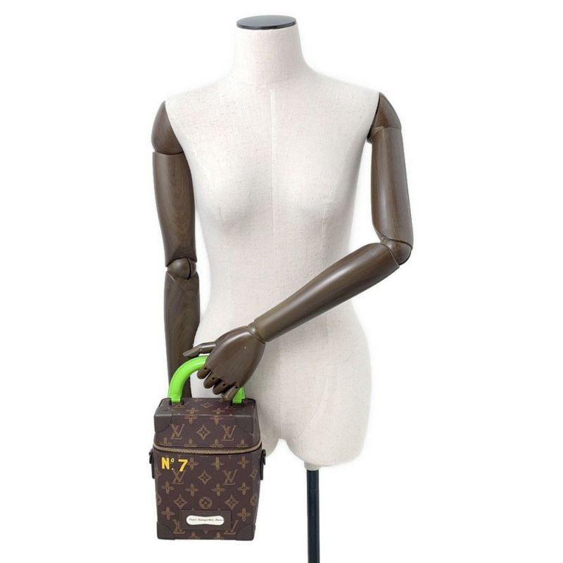 ルイヴィトン ハンドバッグ モノグラム ヴェルティカル・ボックス トランク M59664 ヴィトン 2wayショルダーバッグ ヴァージル･アブロー