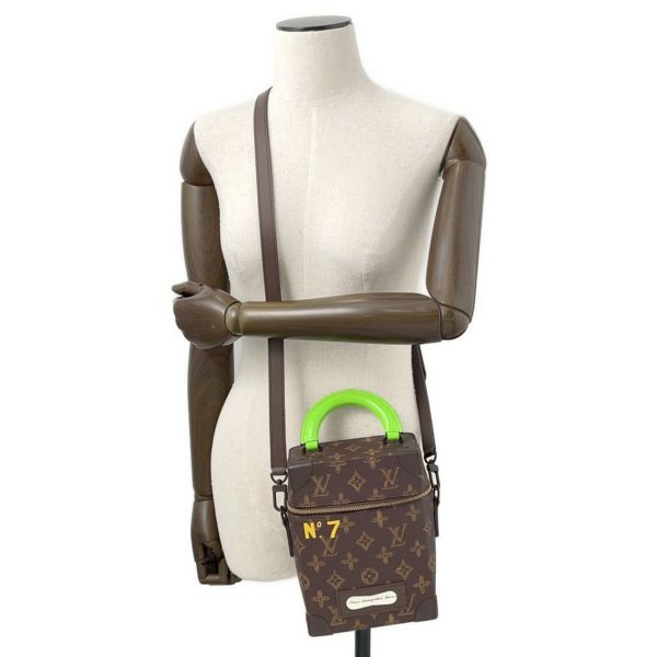 ルイヴィトン ハンドバッグ モノグラム ヴェルティカル・ボックス トランク M59664 ヴィトン 2wayショルダーバッグ ヴァージル･アブロー