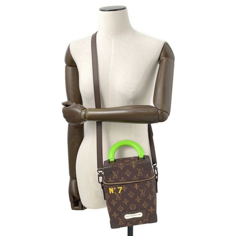 ルイヴィトン ハンドバッグ モノグラム ヴェルティカル・ボックス トランク M59664 ヴィトン 2wayショルダーバッグ ヴァージル･アブロー