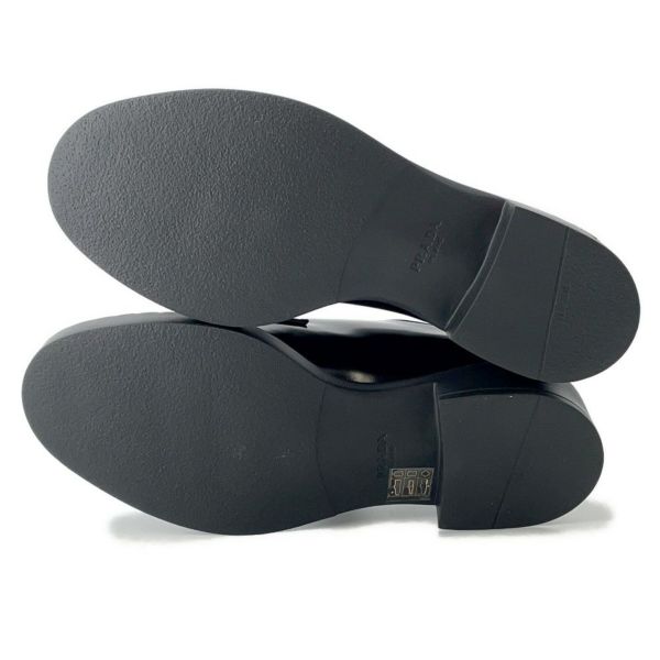 プラダ ドレスシューズ ブラッシュドレザー レディースサイズ37 1E877M PRADA 靴 黒