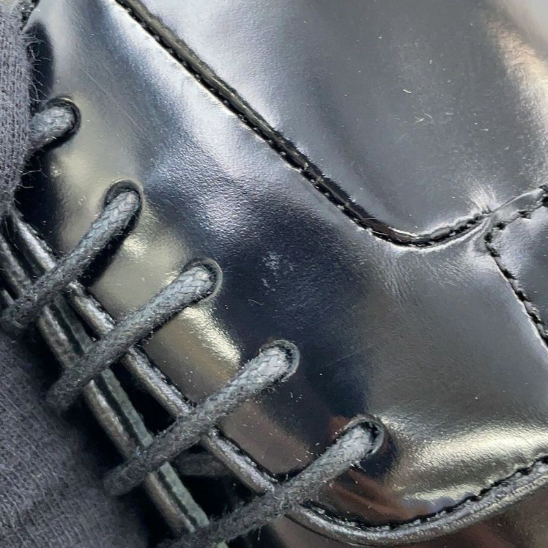 プラダ ドレスシューズ ブラッシュドレザー レディースサイズ37 1E877M PRADA 靴 黒