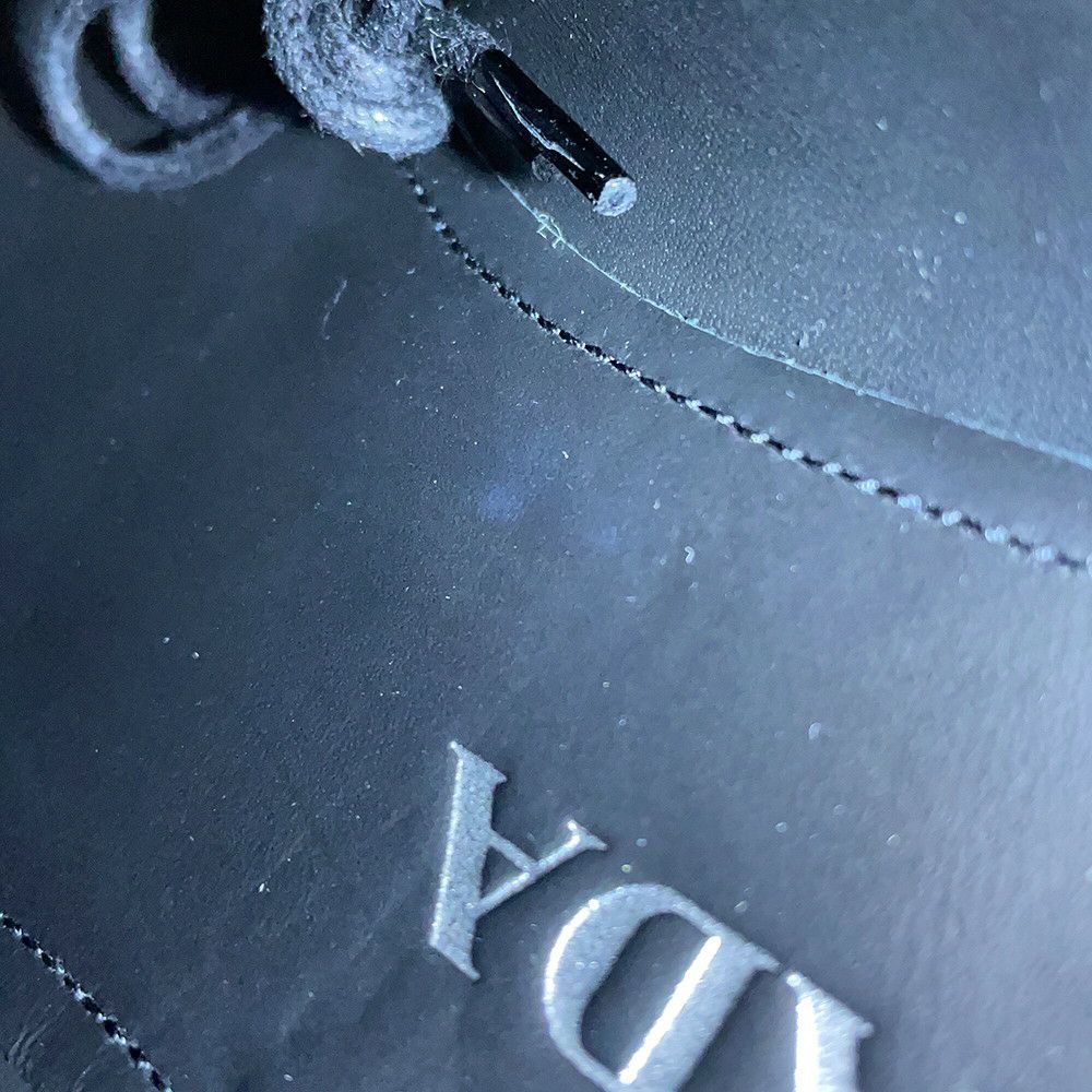 プラダ ドレスシューズ ブラッシュドレザー レディースサイズ37 1E877M PRADA 靴 黒