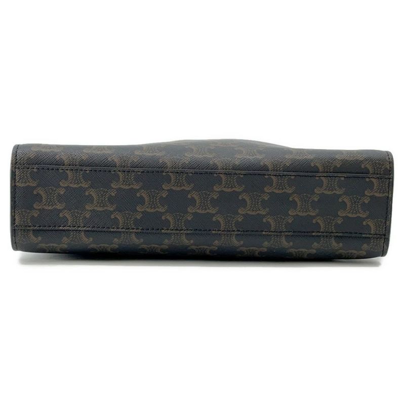 セリーヌ トートバッグ トリオンフ バーティカル カバ スモール 191542 CELINE 2way ブラウン