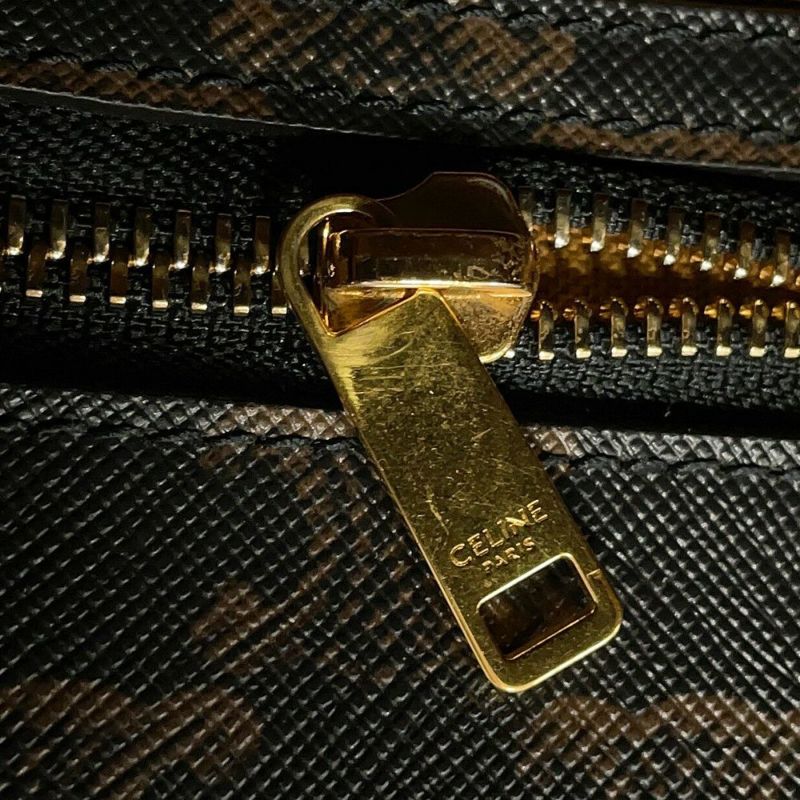 セリーヌ トートバッグ トリオンフ バーティカル カバ スモール 191542 CELINE 2way ブラウン