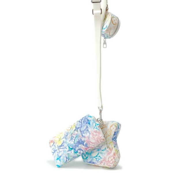 ルイヴィトン ショルダーバッグ モノグラム･パステル カラーズ ブロックLV M57277 LOUIS VUITTON 白 ホワイト