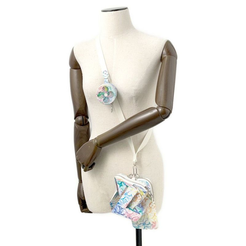 ルイヴィトン ショルダーバッグ モノグラム･パステル カラーズ ブロックLV M57277 LOUIS VUITTON 白 ホワイト