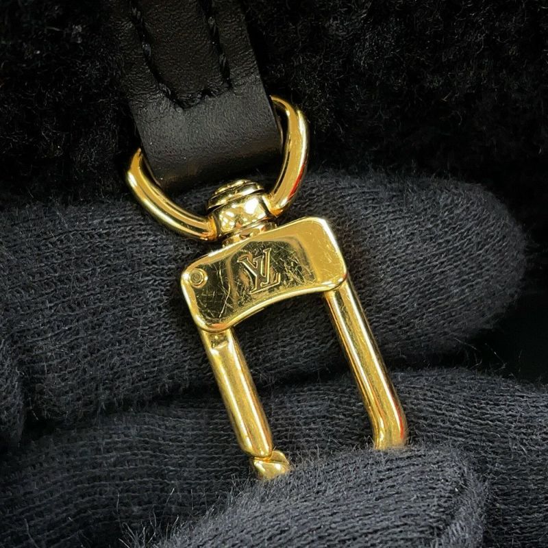 ルイヴィトン トートバッグ モノグラム・テディ オンザゴーGM M55421 LOUIS VUITTON 2way 黒 ブラック