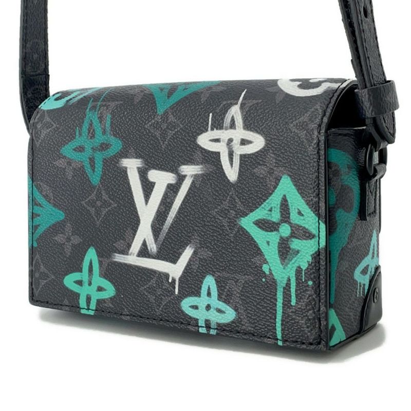 ルイヴィトン ショルダーバッグ モノグラム・エクリプス スティーマー ウェアラブルウォレット M81852 メンズ 黒