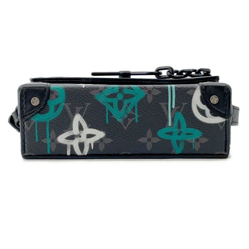 ルイヴィトン ショルダーバッグ モノグラム・エクリプス スティーマー ウェアラブルウォレット M81852 メンズ 黒